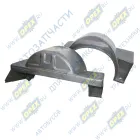 PPL-30511141 Подкрылки задние ГАЗель Некст (Next); цельнометаллический фургон (комплект 2шт.) Петропласт