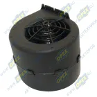 009-A70-74D-1 Мотор отопителя 12В, Газель Бизнес с вентилятором в сб.; 2 плоск. клеммы, н/о с кожухом ПРАМО