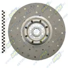 14-1601130Е Диск сцепления ведомый ф350; шлиц=10; фшлица=42х6; с безасбестовой накладкой ПРАМО