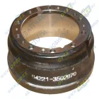 64221-3502070 Барабан тормозной МАЗ (10 шп.) (H=250, ф420, МАЗ п/прицеп-9758,93866) ПРАМО