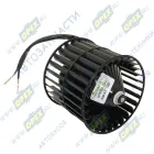 009-A70-74D Мотор отопителя 12В, Газель Бизнес с вентилятором в сб.; 2 плоск. клеммы, н/о ПРАМО