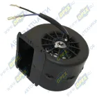 009-A70-74D-1 Мотор отопителя 12В, Газель Бизнес с вентилятором в сб.; 2 плоск. клеммы, н/о с кожухом ПРАМО