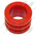 6430-5001742 Втулка (полиуритан) ф28х44 L=31 оси стабилизатора, МАЗ-643068; (красный) ПТП