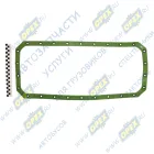 130-1009040 Прокладка масляного картера (поддона) ЗИЛ-130 С/Ф; 280х655; 26 отв.ф7,; (полиамид) шайбами зеленый силикон ПТП