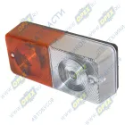 3713.3712 Фонарь передний 12В МТЗ (бело-оранж) с доп. повторителем РУДЕНСК