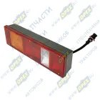 7452.3716-09 Фонарь задний КАМАЗ,МАЗ,УРАЛ левый 24в разъем Tyco Electronics; с проводом РУДЕНСК