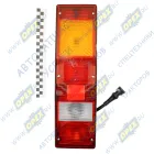 7452.3716-08 Фонарь задний левый КАМАЗ,МАЗ,УРАЛ 24в со жгутом (вилка СЦАЗ); с проводом и подсветкой номера (вилка СЦАЗ) РУДЕНСК