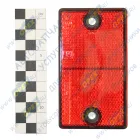 3202.3731 Световозвращатель (катафот) прямоугольный красный 115х65; 2отв.ф5 РУДЕНСК