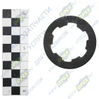 130-1701187 Шайба С/И (сталь) ф39х45х62х4 стопорная внутр зубья шестерни 4-й передачи КПП втор.вала СААЗ