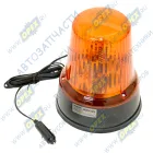МИМ 05 LED Маяк импульсный оранжевый 12/24в (на магните) светодиодный ø180.5, h=208; (30 светодиодов) 1 режим вспышек, диаметр 180,5 мм, высота 208мм САКУРА