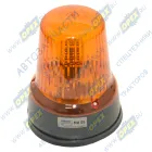 МИ 05 LED Маяк проблесковый оранжевый 24в (на болтах); 12/24в импульсный (30 светодиодов) 1 режим вспышек САКУРА
