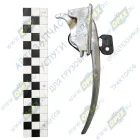 3741-6105149 Ручка передней и боковой двери (451-6105150) УАЗ-452; с ключом (ХРОМ) Сервис-Штамп