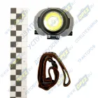 PF-PFL-HL33 Фонарь налобный на батарейках LEDx7 большой; Люмен", 1 LED + 1 COB, 3хААА/240/ Следопыт