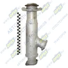 32053-1203248-20 Труба приемная ф75 L=380; 1 треуг.фланец/2 ромбич.фланца ПАЗ-32053 промежуточная Евро-2, Евро-3 СОД
