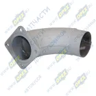 544010-1203120 Патрубок L=390 ф110/квадрат.фланец 4отв.ф12 сб. н/о (под верхний выхлоп) СОД