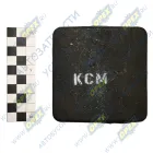 504Н-2902449 Вкладыш(сухарь) рессоры (подпятник) 106х106х23 со штифтом d=40 h=18 СПЕЦМАШ