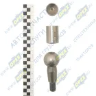 200-3003065-66-67-СПЕЦМАШ РМК пальца рулевого (шарового) L=114 dшара=44, М18х1,5 МАЗ, КрАЗ,УРАЛ,ЛАЗ (рулевого наконечника); (палец, сухари, пружина, гайка) СПЕЦМАШ