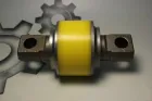 6520-2919026-01 Шарнир реактивной штанги (РМШ) двухопорный Dшара=95 L=152 H=60 болт М21; (ПОЛИУРЕТАН) СПЕЦМАШ