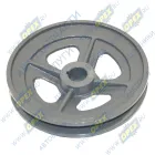 500-3509130-1 Шкив 1руч. шпонка ф20/ф170 с 4отв.,посадка компрессора МАЗ, УРАЛ, КРАЗ СПЕЦМАШ