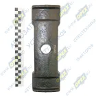 6418-2912412 Накладка стремянок задней рессоры L=290х80; h=40; 1отв.ф32 СПЕЦМАШ