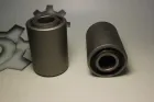 54327-2912228-01-СПЕЦМАШ Шарнир опоры с обоймой полурессоры 30х70 L=102 металл+РТИ цилиндрический СПЕЦМАШ