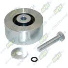 5340.8114120-СПЕЦМАШ Ролик (сталь) ф75 h=32,5 гладкий в сборе с болтом, промежуточный СПЕЦМАШ