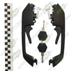 ИЖКС454823.009-013-СПЕЦМАШ Ручка двери МАЗ наружняя С/О; (лев.+ прав.) комплект с ключами СПЕЦМАШ