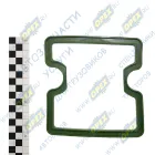 7406.1003 270-02 Прокладка клапанной крышки КАМАЗ; 140х145;h=9 (материал крышки не имеет значение); (силикон) зеленая СТРОЙМАШ