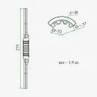 ДСШ14.21.021-2 Диск сцепления ф275; шлиц=18; фшлица=58х5, ведомый Т-16 ТАРА