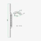 18-14-135СП Диск сцепления ф445; шлиц=32; фшлица=170х10; ведомый Т-130.Т-170 ТАРА