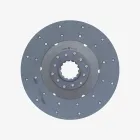 01-21С6 Диск сцепления ф350; шлиц=14; фшлица=68х6, ведомый А-41.Д-440; жесткий ТАРА