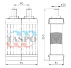 АМАЗ 103С-8101060 Радиатор отопителя салона МАЗ-103,105,107,152,203,205,206,251,256 ТАСПО