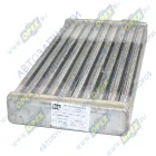 544069T-8101060 Радиатор отопителя МАЗ-5440,6430 (ЕВРО-3) (алюм) 410х195х50;2отв.ф14 под переходник ТАСПО