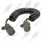 230242 Кабель электрический спиральный L=4500 7/7конт. ISO1185 (тип N) основ. свет прицепа MAN LCV (1970-2020), RVI LCV (1970-2020), VOLVO FH12 (1993-2020),; (пластик) ТАЮРАВТО