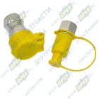 200255 Разъем пневматический (комплект) M16/M22; (желтый, с крышкой, к-т) ТАЮРАВТО