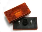 50-24В-03 Фонарь габаритный оранжевый 12/24V прямоугольный разъем АМР (светодиод) ТЕХАВТОСВЕТ