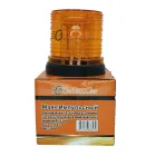 ТАС-М16-48 LED Маяк импульсный оранжевый 12/24в (на магните) светодиодный (низкий); 10-30V  48LED, 2 режима (в прикуриватель), диаметр 115мм, высота 95мм ТЕХАВТОСВЕТ