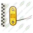 100-00 Фонарь габаритный оранжевый 104х36х11,5мм светодиод ТЕХАВТОСВЕТ