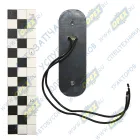 160-01-3LED Фонарь габаритный бесцветный 84х24 светодиод; белый (с прокладкой) ТЕХАВТОСВЕТ