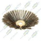 100х400 Щетка лотковая BUCHER CITYCAT 1000; 4 ряда,металл ворс,фанерная основа Технодор