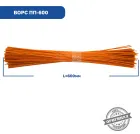 Ворс ПП Ворс полипропиленовый 600мм (1кг); Ф=3мм, оранжевый Технодор