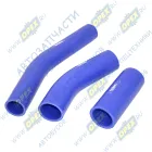 130-1300000 Комплект патрубков радиатора ЗИЛ-130; (3шт.) силикон синий ТехноПартнер