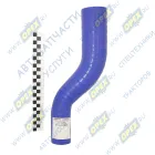 65115-1303010-28 Шланг ШО (патрубок) кривой радиатора верхний L=400, ф45/60 (Z-образный) Камаз силикон ТехноПартнер