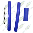 5336-1303000 Комплект патрубков радиатора Супер МАЗ (3 шт.) (6422-1303025/10); СИЛИКОН синий ТехноПартнер