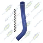 437043-1303010-001 Шланг (патрубок) кривой (2 изг.) ф37х47/ф42х52 L=550 МАЗ-4370 верхний силикон ТехноПартнер