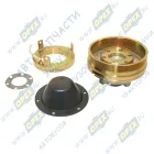 740.62-1317500-01 Муфта ф185 под поликлин.ремень h=20; 6отв.крепл.ф10; фишка 2 плоск.клеммы, эл.магнитная вентилятора Технотрон