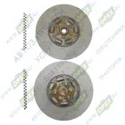 238-1601130/31 Диск сцепления ведомый ф400; шл.=10; фшл.=42х6 ЯМЗ 236,238,238Н; (комплект 2 шт. перед./задн.) ТМЗ