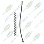 236-1104334 Шланг МБС ф8 L=420-480 под 2 штуцера ф10 отвода топлива от плунжерных пар ТМК