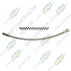 6520-3506060-14ТМК (гайка+штуцер) Шланг тормозной (ГАЙКА+ШТУЦЕР) L=605-655 Г=М22+К27/Ш=М22+К24 в броне компрессора Евро-2 ф20; (полиамидная трубка) ТМК