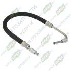 4310-1602590 Шланг тормоз. (РТИ+сталь) ф17 L=470 Ш=М12+К13/Ш=М12+К13 кривой ПГУ на 4310 с угл.нак.90 град ТМК
